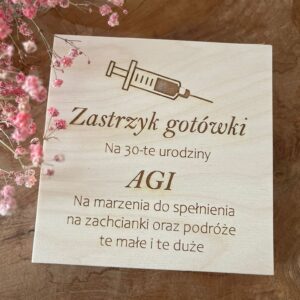 Pudełko z grawerem