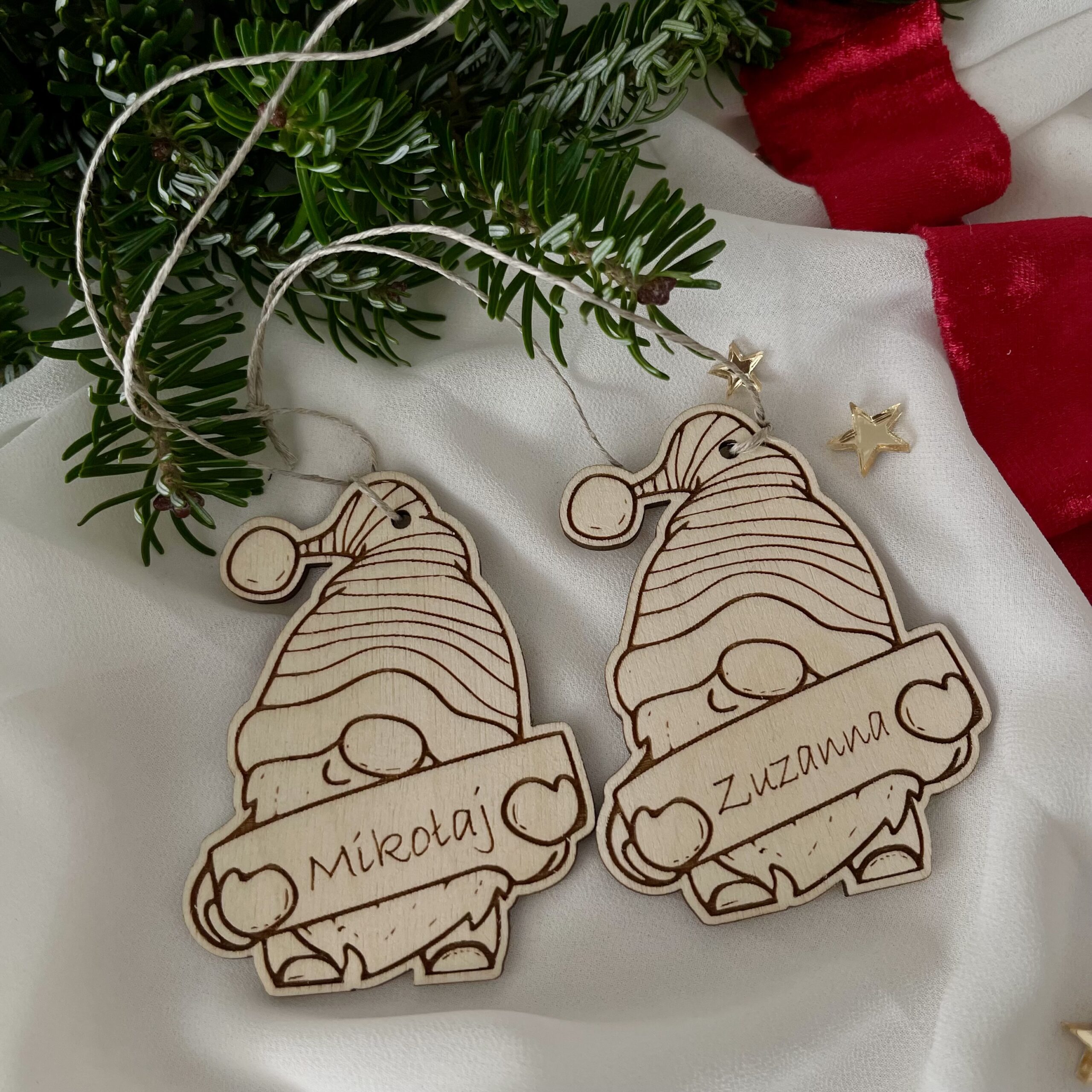 ZAWIESZKA NA CHOINKĘ Z GRAWEREM SKRZAT - obrazek 3