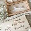 SKRZYNKA NA PIENIĄDZE NADRUK PERSONALIZOWANY PAMIĄTKA CHRZTU ŚWIĘTEGO