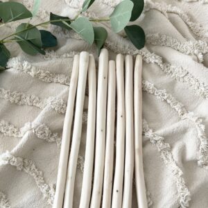 GAŁĘZIE BRZOZOWE SZLIFOWANE DO MAKRAMY - NATURALNE KIJE DO 2 CM.