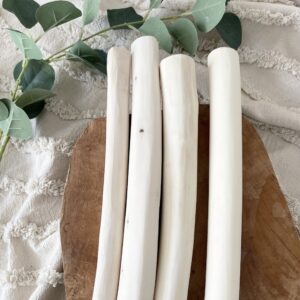 GAŁĘZIE BRZOZOWE SZLIFOWANE DO MAKRAMY - NATURALNE KIJE 2,1CM - 4CM.