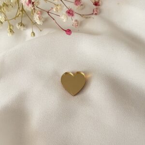 SERDUSZKA ZE ZŁOTEJ LUSTRZANEJ PLEXI