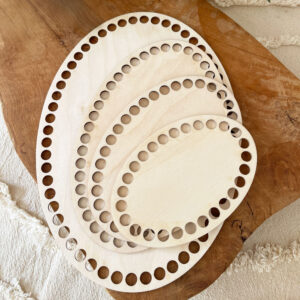 MAKRAMOWA BAZA DO KOSZYKA DNO OWALNE ZE SKLEJKI