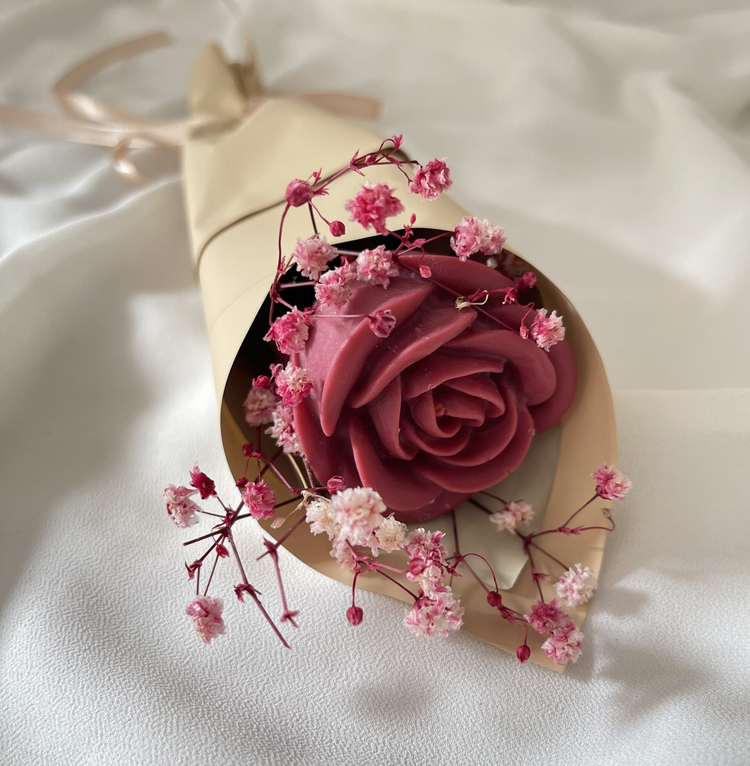 ŚWIECA SOJOWA RÓŻA