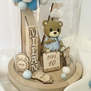 METRYCZKA DLA DZIECKA DUŻA KOPUŁA PREZENT NA CHRZEST ŚWIĘTY URODZINY PAMIĄTKA DLA CHŁOPCA