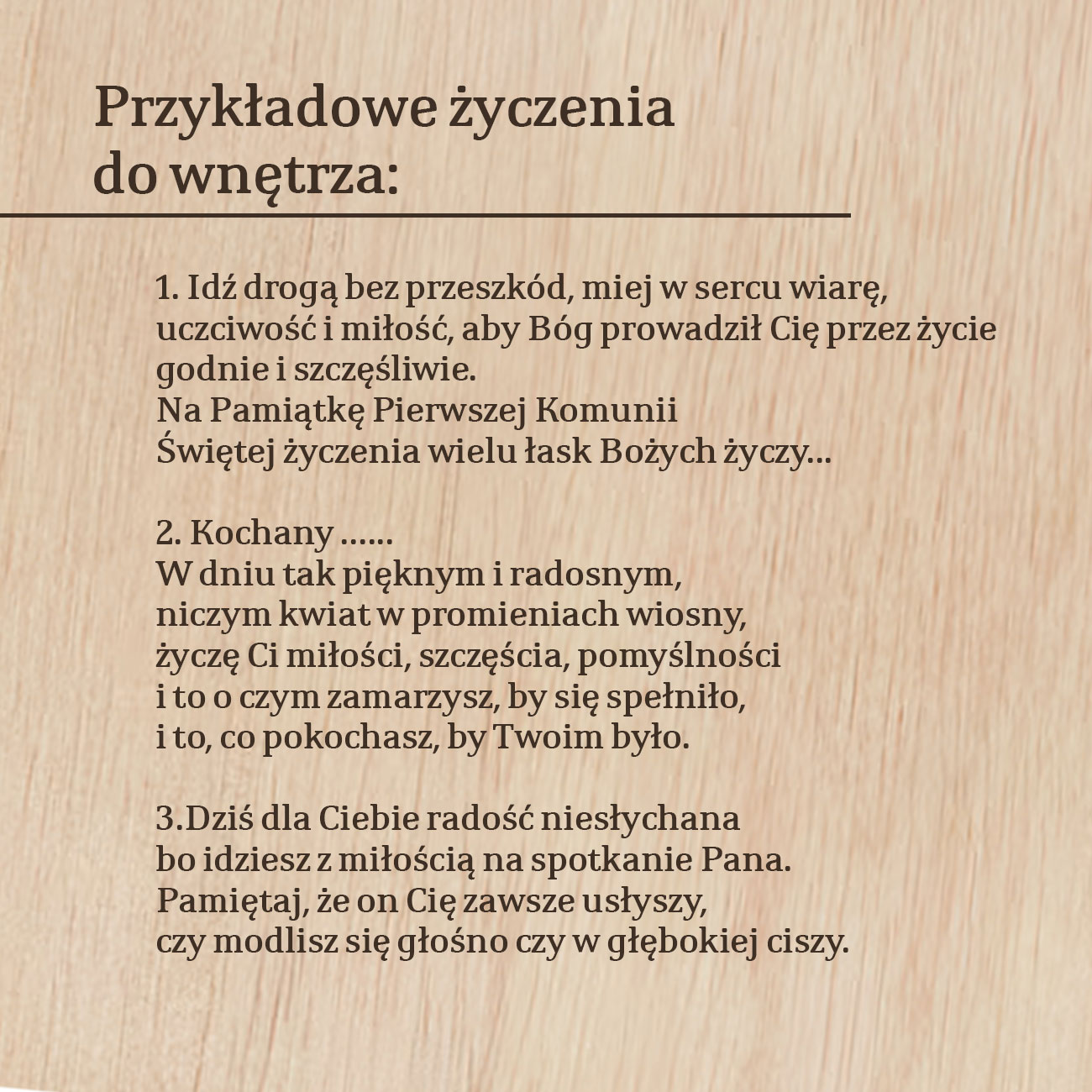 DREWNIANA SKRZYNKA NA PIENIĄDZE Z GRAWEREM - PREZENT NA KOMUNIĘ - obrazek 4