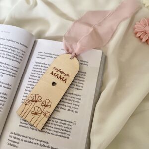 DREWNIANE ZAKŁADKI Z GRAWEREM