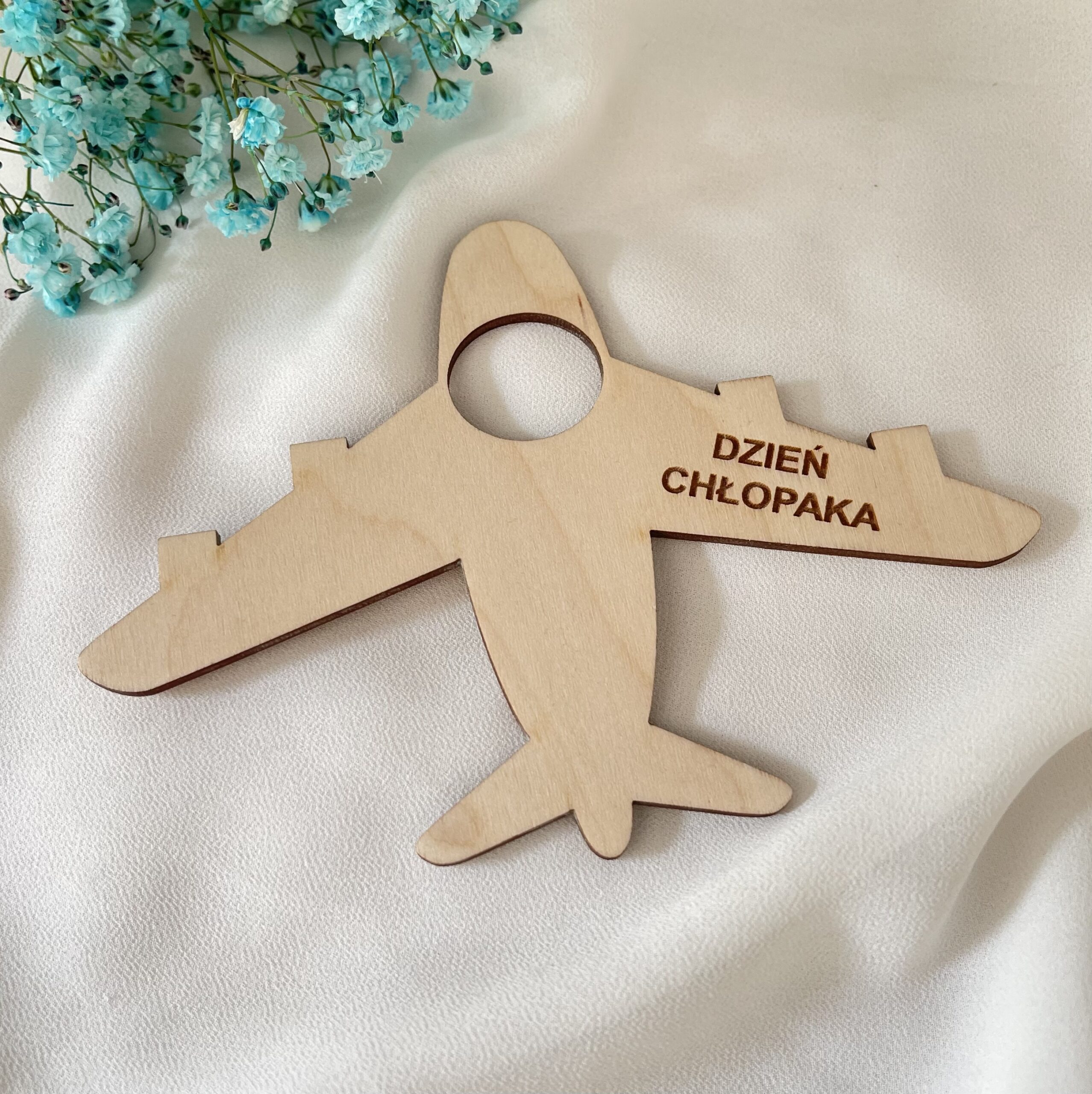 DREWNIANY SAMOLOT Z GRAWEREM - obrazek 5