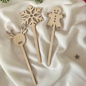 ŚWIĄTECZNE DREWNIANE TOPPERY