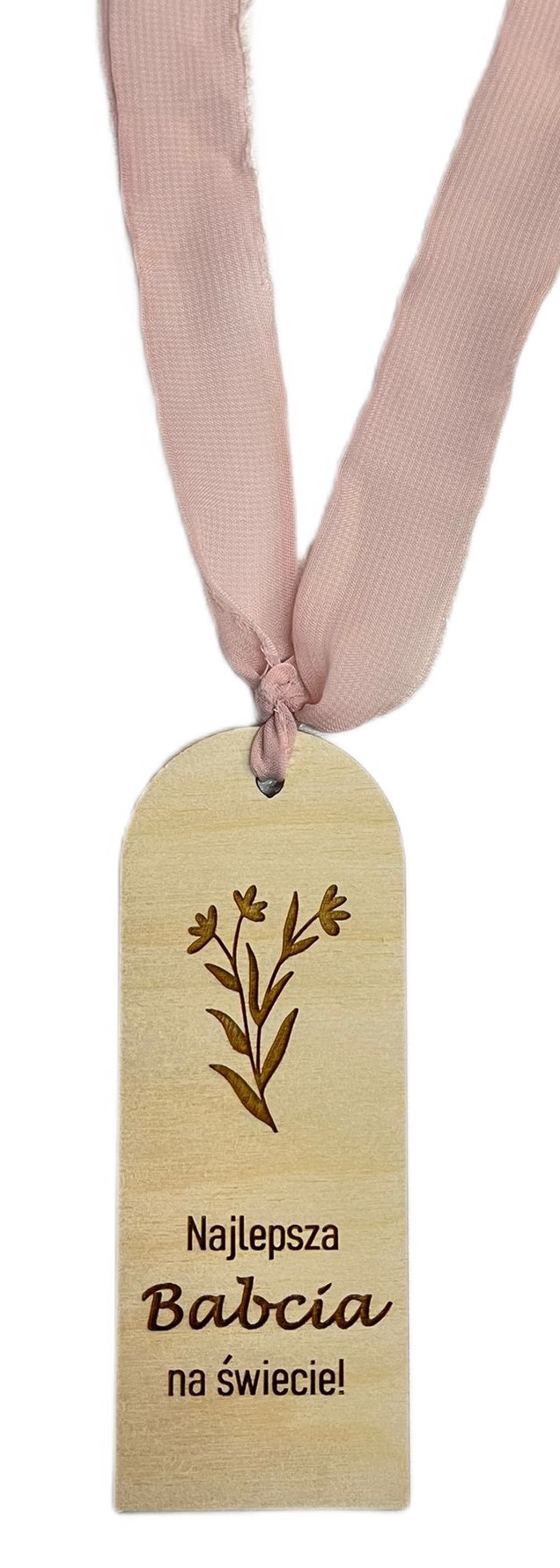 Drewniana Zakładka do Książki „Najlepsza Babcia na świecie” prezent