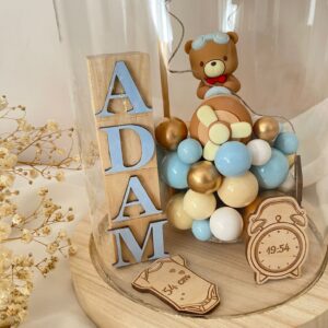 METRYCZKA DLA DZIECKA DUŻA KOPUŁA PREZENT NA CHRZEST ŚWIĘTY URODZINY PAMIĄTKA DLA CHŁOPCA SAMOLOT