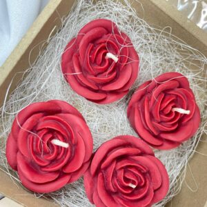 Zestaw Świec Sojowych Kwiaty Dekoracyjne Na Prezent Dzień Babci