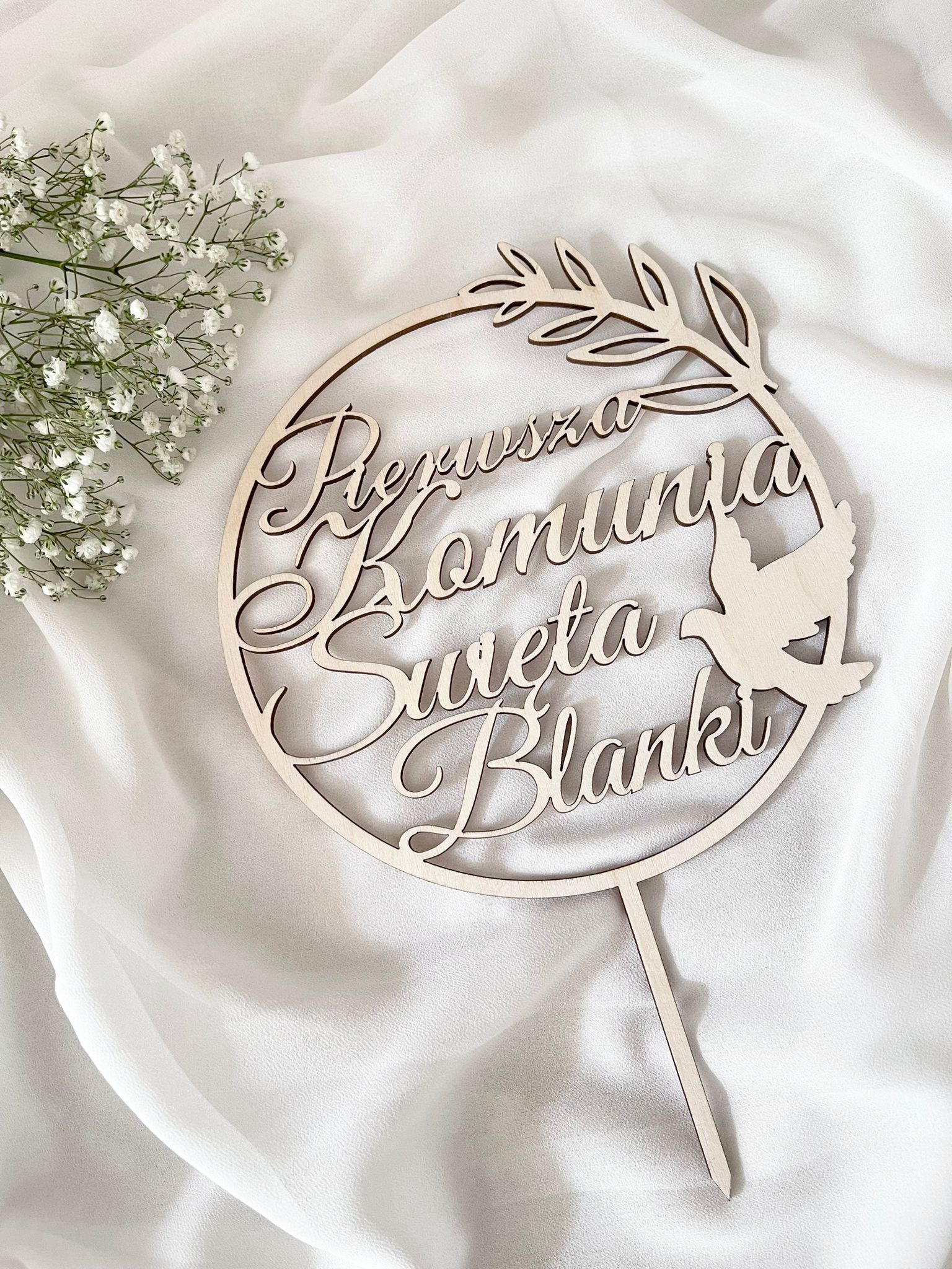 Topper Pierwsza Komunia Święta