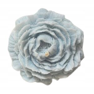 Kwiat w woreczku piwonia podziękowanie dla gości Pierwsza Komunia Święta