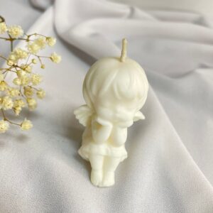 Świeca Sojowa Aniołek Podziękowanie Chrzest Komunia Baby shower