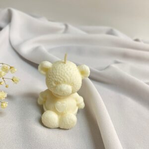 Świeca Sojowa Miś Podziękowanie Chrzest Komunia Babyshower