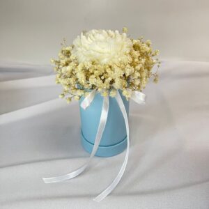 Flower Box Świeca Sojowa Wieczny Bukiet Prezent Urodziny Podziękowanie